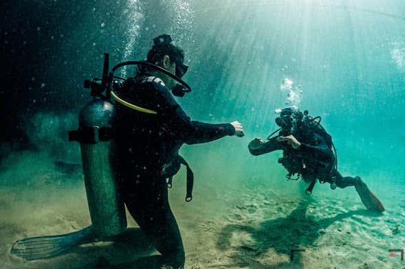 Curso de buceo PADI Open Water en Tulum